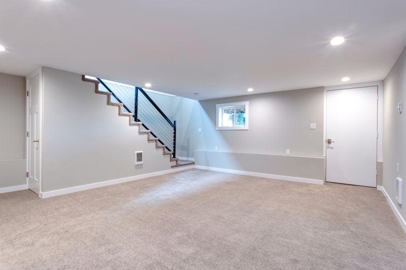 Basement Carpet Setup